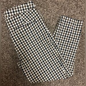 Loft Checkered Skinny Pants -sz 12